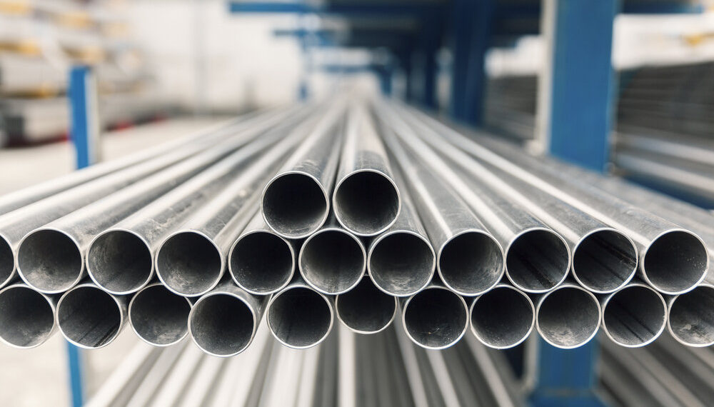 Bundle of steel tubes